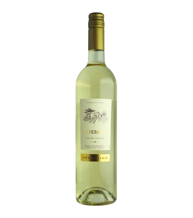 Вино Uvica Richebaron сухое белое 0,75л 11,5%