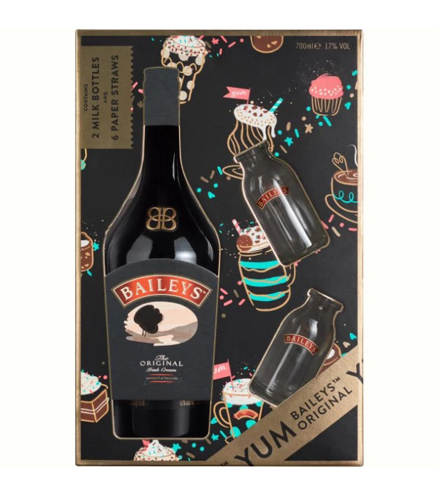 Лікер Baileys 0,7л 17% у подарунковій упаковці + 2 мол.чашки купити
