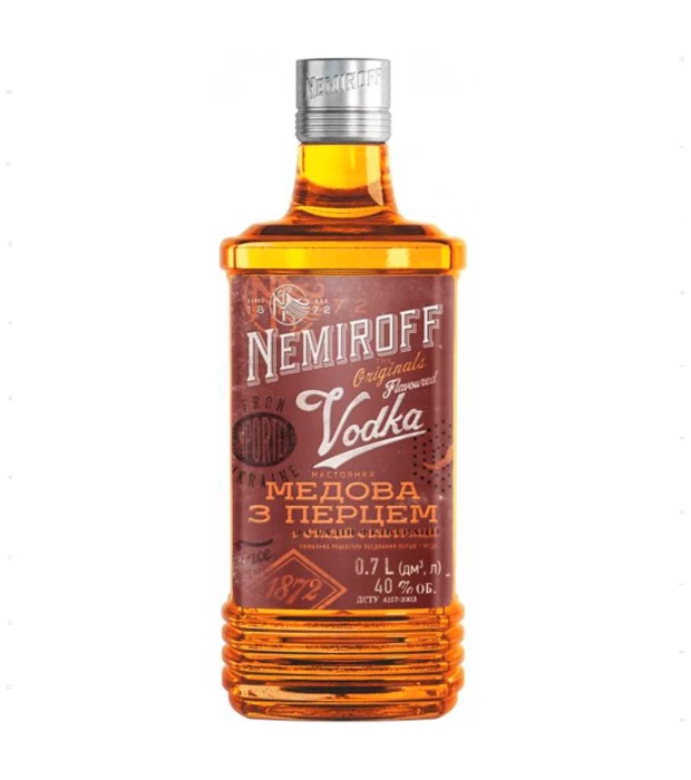 Настойка Nemiroff Медовая с перцем штоф 0,7л 40%
