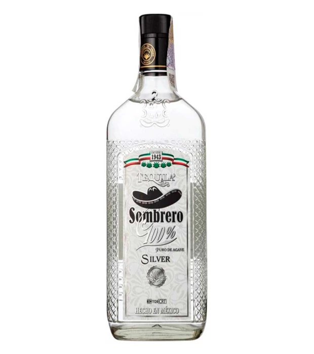Текила Silver Sombrero 0,7л 38%