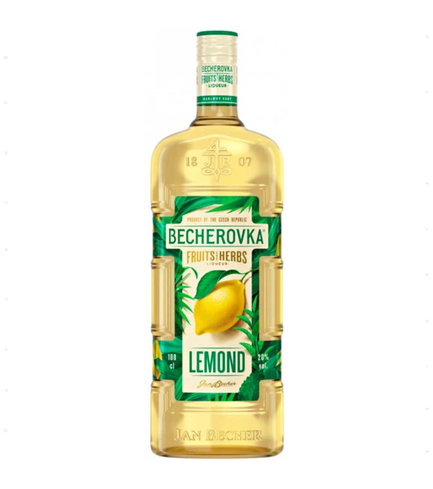 Ликерная настойка на травах Becherovka Lemond 1л 20%