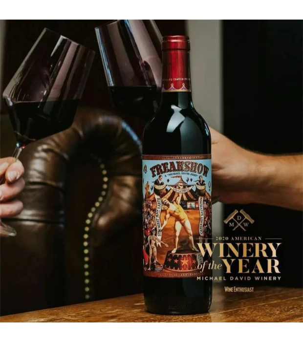 Вино Michael David Freakshow Cabernet Sauvignon красное сухое 0,75 л 14,5% купить