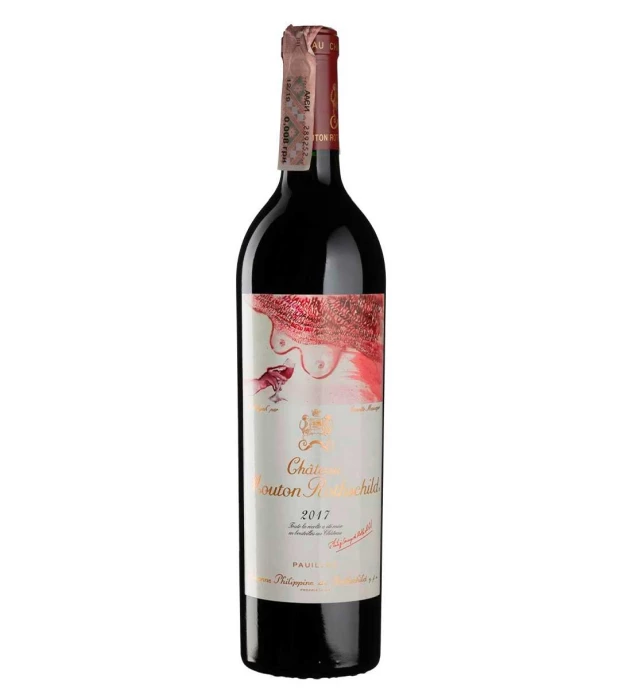 Вино сухое красное Шато Мутон Ротшильд 2017 0,75л 13,5%