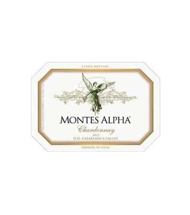 Вино Montes Alpha Chardonnay белое сухое 0,75л 13,5% в Украине