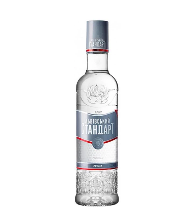 Водка Львовский Стандарт премиальная Жемчужина серебра 0,5л 40%