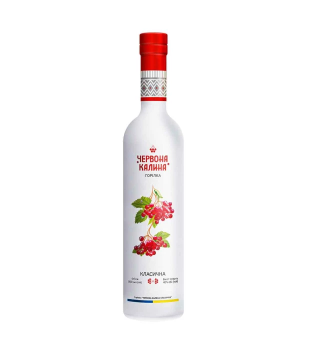 Водка Красная Калина Класическая 0,5л 40%