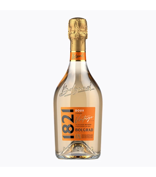 Шампанское Bolgrad 1821 Doux Vintage Bolgrad сладкое 0,75л 10,5-12,5%