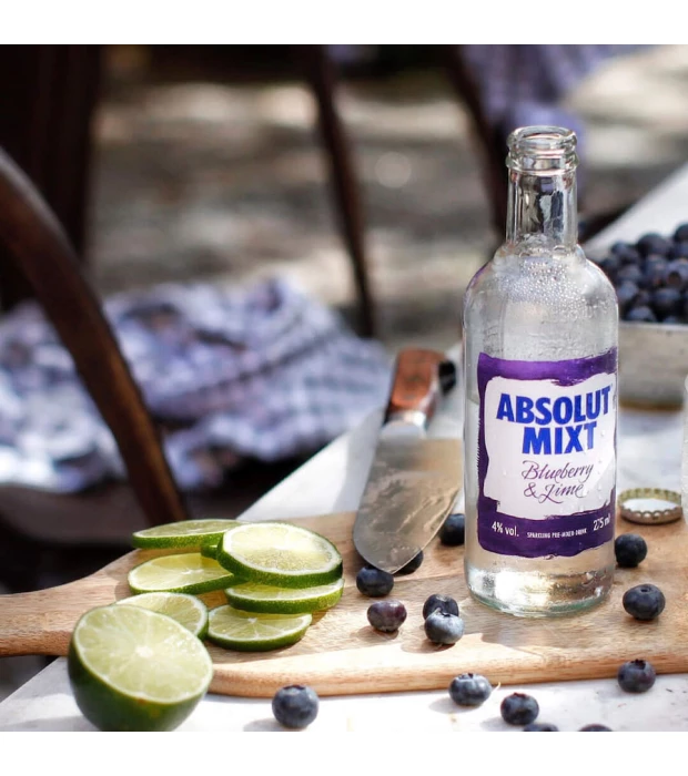 Напиток ABSOLUT MIXT BLUEBERRY&LIME сл/алк 4% 0,275 л 4% купить
