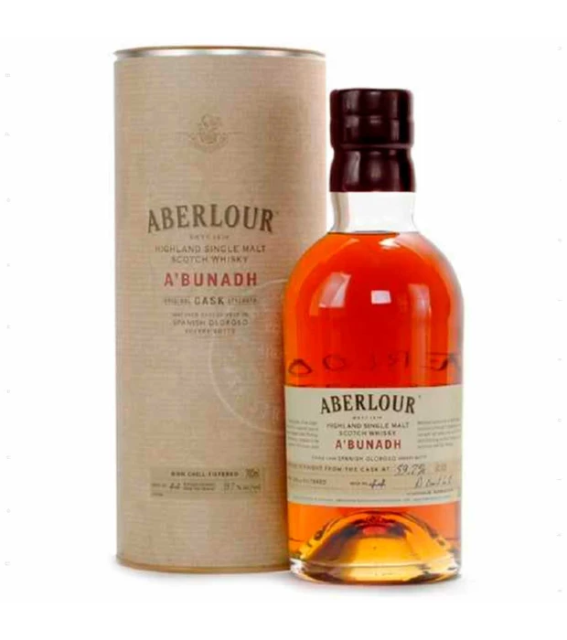 Виски Aberlour A'bunadh 0,7 л 59%-62% в коробке