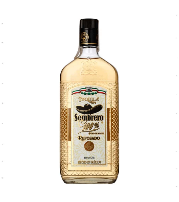 Текила Sombrero Reposado Puro de Agave 1л 38%