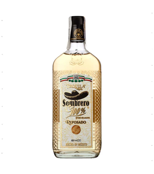 Текила Sombrero Reposado Puro de Agave 0,7л 38%