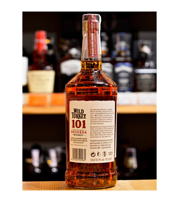 Бурбон Wild Turkey 101 до 8 лет выдержки 0,375 л 50,5% купить