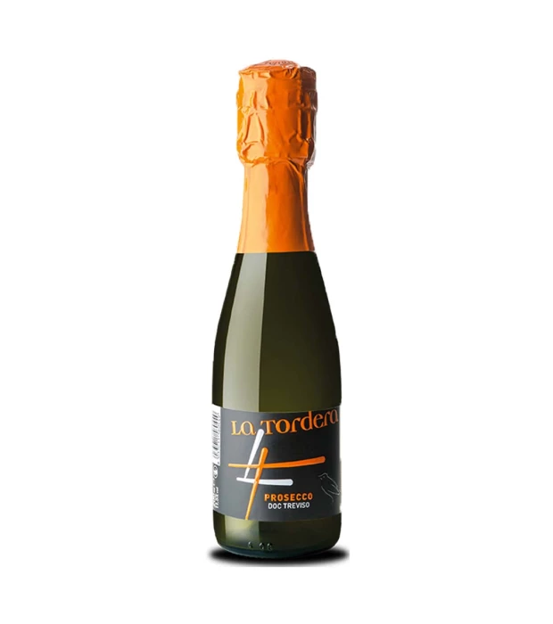 Вино игристое La Tordera Prosecco Treviso Doc Spumante Brut белое брют 0,2л 11,5%