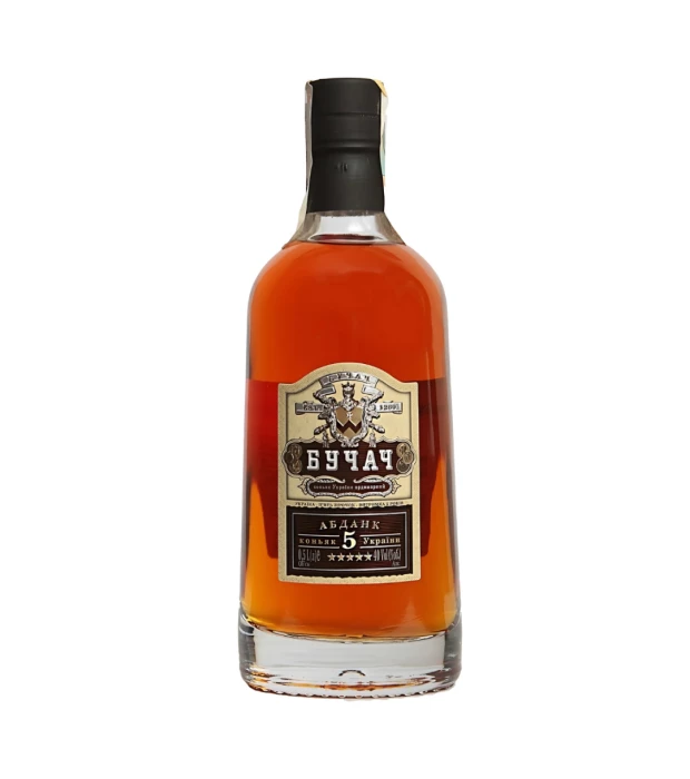 Бренди Бучач Абданк 5 звезд 0,5л 40%