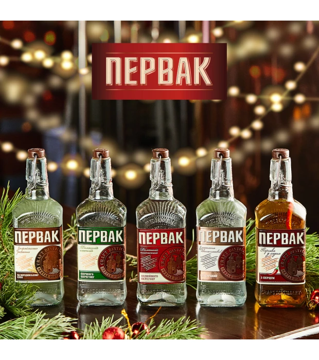 Водка Первак Домашний Пшеничный 0,7л 40% в Украине