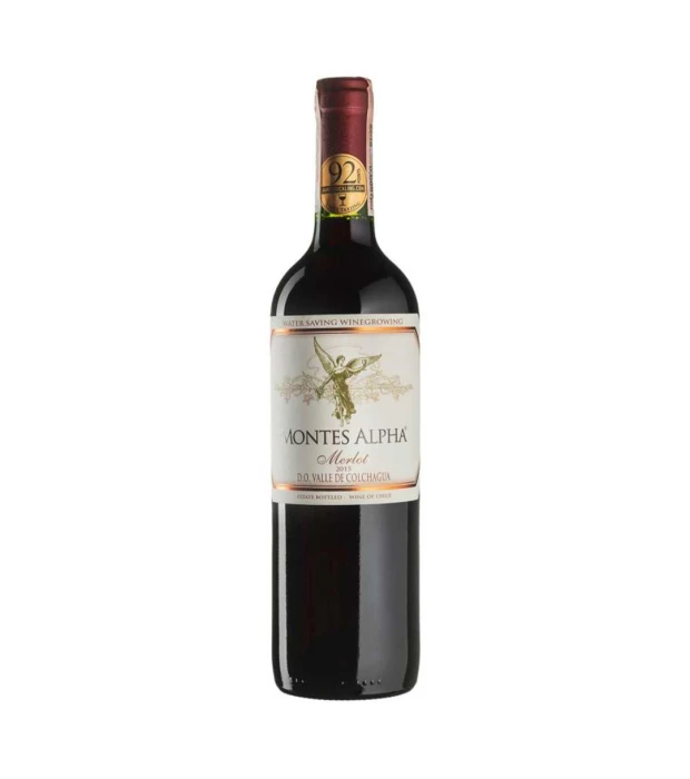 Вино Merlot Alpha червоне сухе 0,75 л 14,5%
