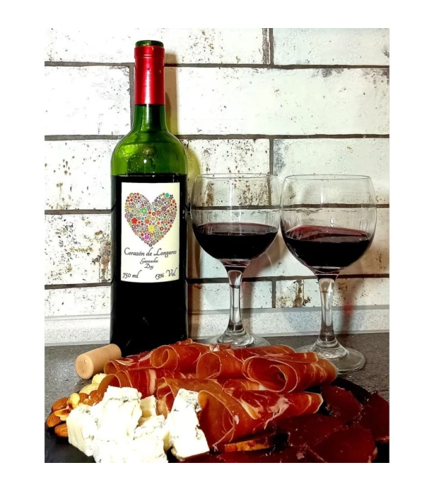 Вино Сorazon de Longares Garnacha Dry красное сухое 0,75л 13% купить