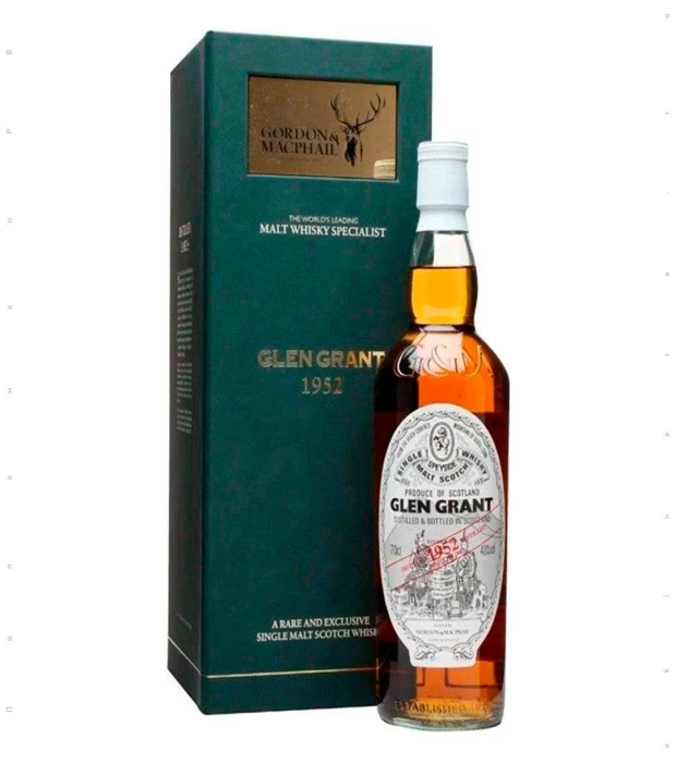 Виски односолодовый Glen Grant Rare Vintage Gordon & MacPhail 1952 подарочная коробка 0,7л 40%