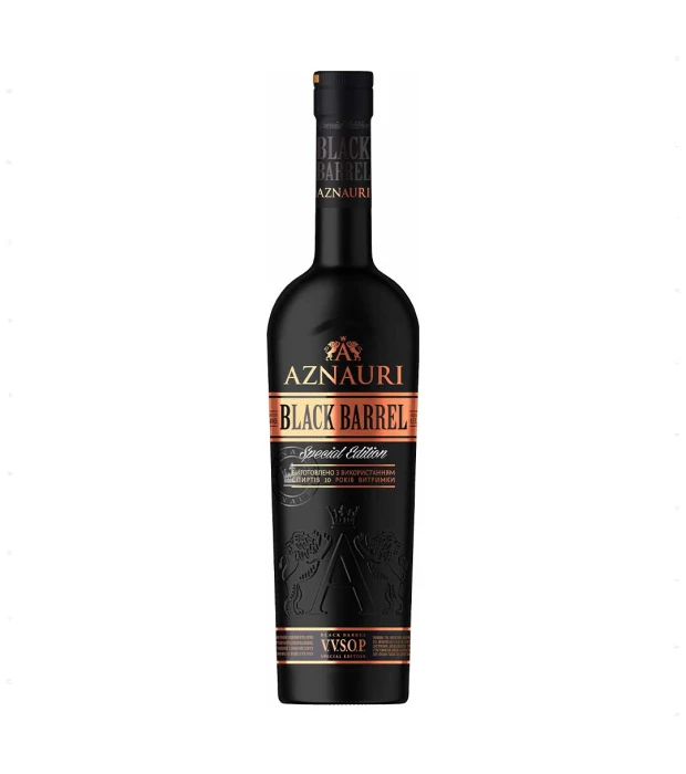 Коньяк Украины Aznauri Black Barrel 5 лет выдержки 0,5 л 40%