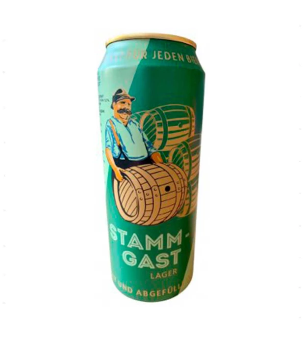 Пиво Stammgast Lager світле фільтроване 5% 0,5л