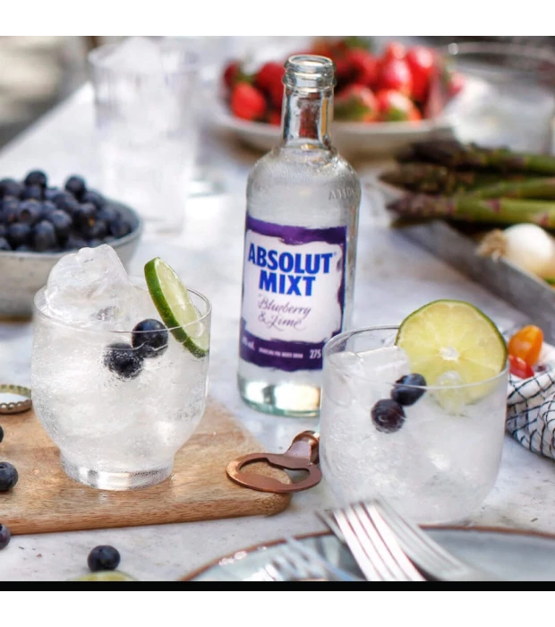 Напиток ABSOLUT MIXT BLUEBERRY&LIME сл/алк 4% 0,275 л 4% купить