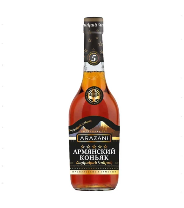 Коньяк Армянский Arazani 5 лет выдержки 0,5л 40%