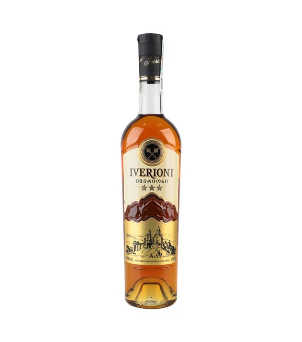 Бренди Iverioni 3 звезды 0,5л 40%