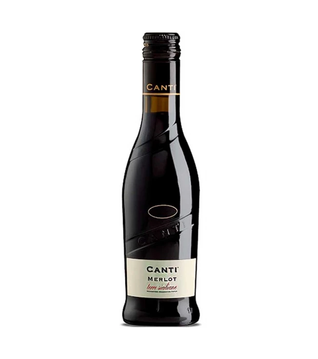 Вино Canti Merlot Terre Siciliane червоне сухе 0,25 л 13%