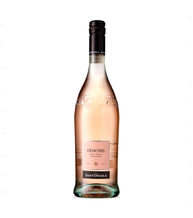 Вино полуигристое Sant'Orsola Pinot Grigio DOC Veneto Rose Frizzante розовое сухое 0,75л 11,5%