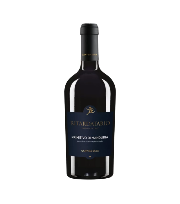 Вино красное сухое Cantina Sava Ritardario Primitivo di Manduria DOP 0,75л 14%