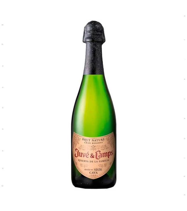 Вино игристое Juve y Camps Reserva de la Familia Gran Reserva Brut Nature белое сухое . 0,75л 12%