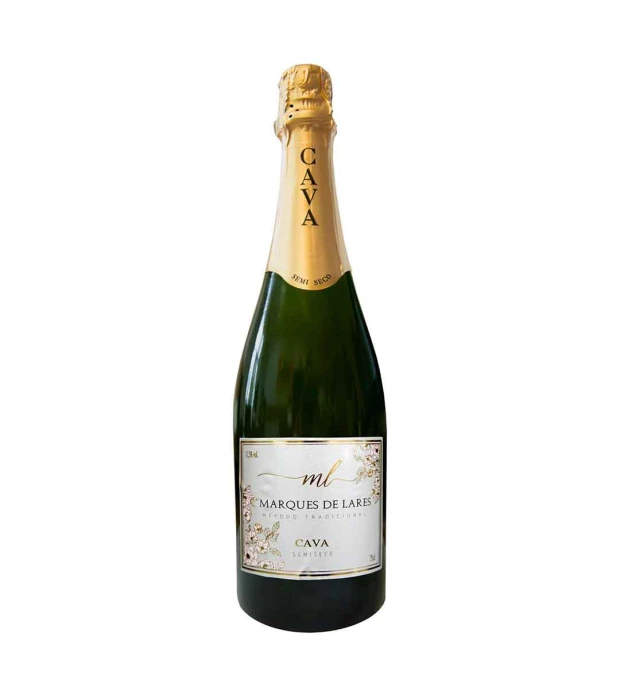 Вино игристое Marques de Lares CAVA Blanco Semi-Seco белое полусухое 0,75л 11,5% (0171)