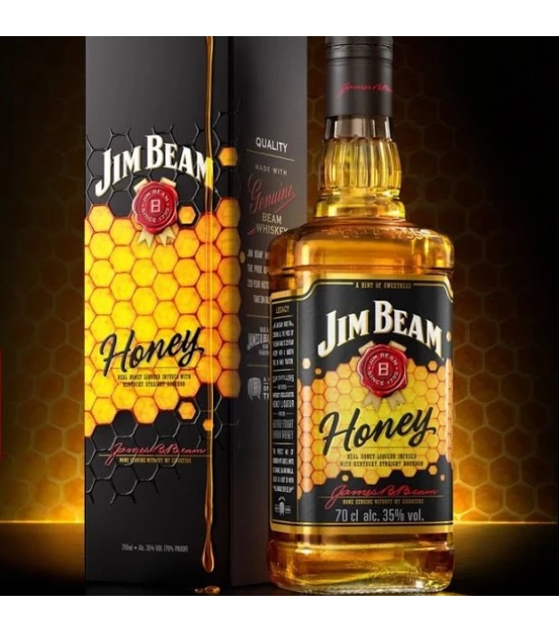 Лікер Jim Beam Honey 4 роки витримки 1 л 32,5% купити