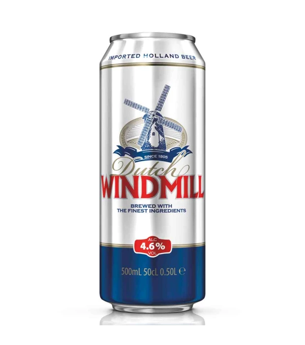 Пиво Dutch Windmill світле фільтроване 4,6% 0,5л