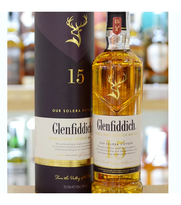Виски односолодовый Glenfiddich 15 лет выдержки 0,7 л 40% купить