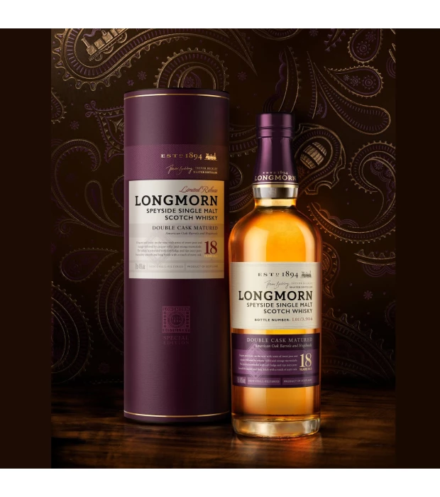 Виски Longmorn 18 лет выдержки 0,7 л 48% в подарочной упаковке купить