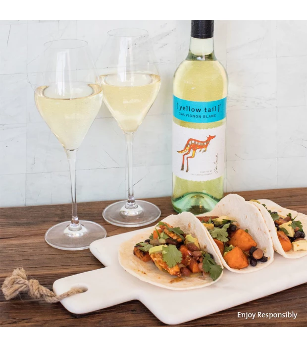 Вино Yellow Tail Sauvignon Blanc белое полусухое 0,75л 11,5% купить