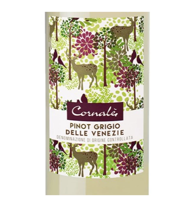 Вино Bennati Cornale Pinot Grigio Delle Venezie Doc біле сухе 0,75л 11,5% купити