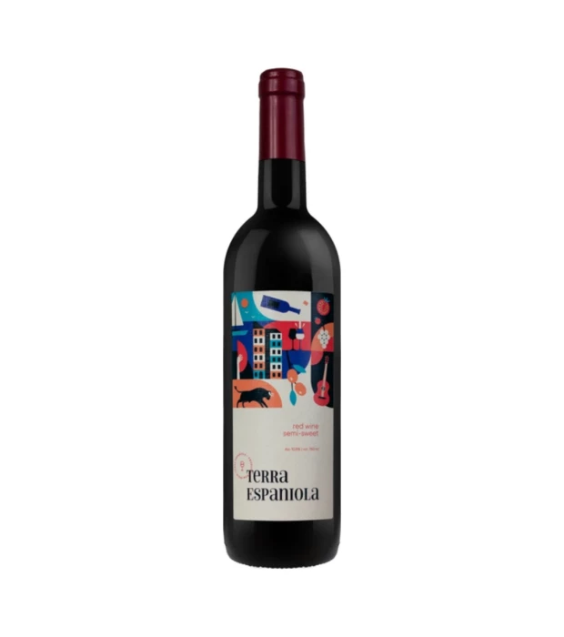 Вино Terra Espaniola красное полусладкое 0,75л 10,5%