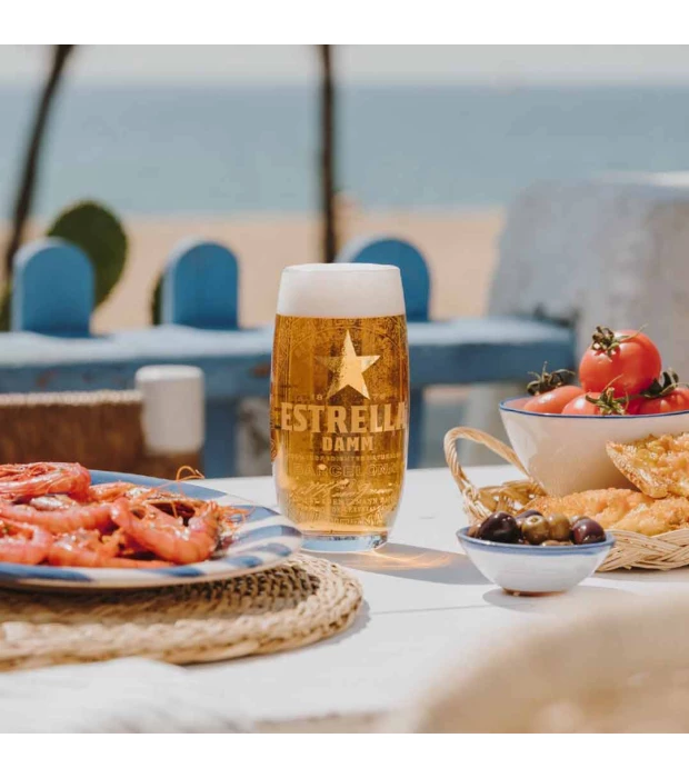 Пиво Estrella Damm Lager светлое фильтрованное 4,6% 0,5л купить