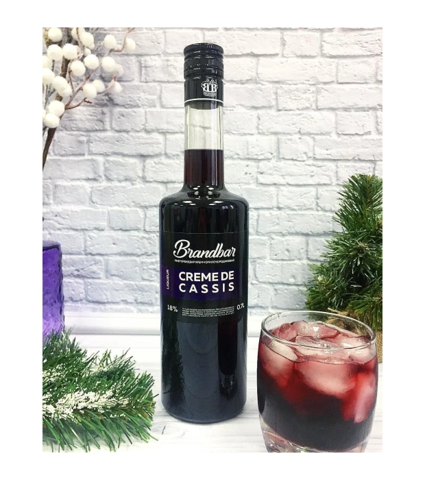 Лікер крем Brandbar Crème de Cassis 0,7л 18% купити