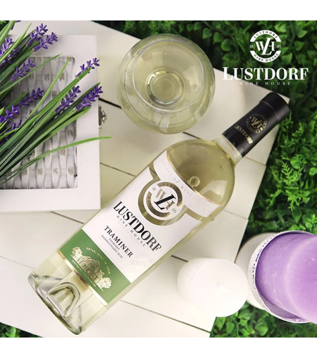 Вино Lustdorf Traminer белое полусладкое 0,75л 9-13% купить