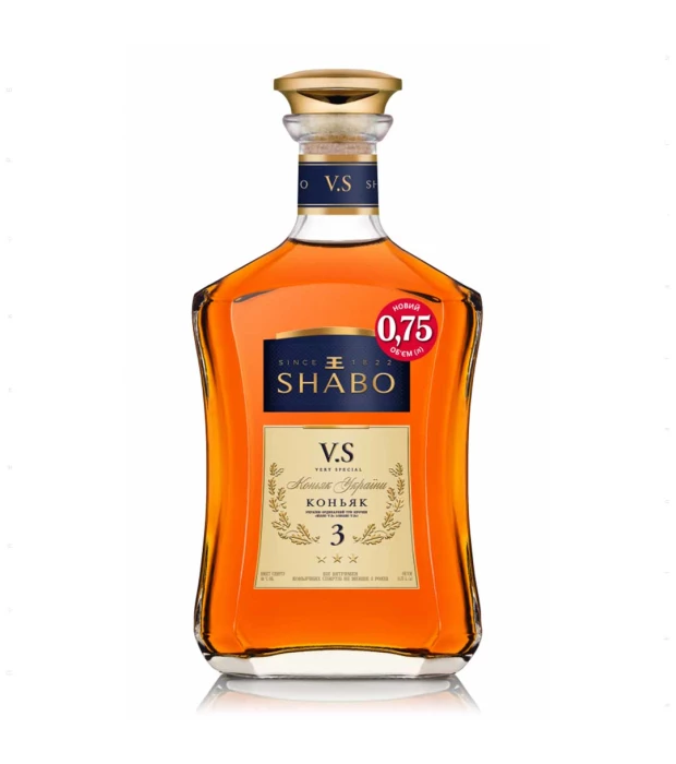 Коньяк Украины Shabo VS 3 года выдержки 0,75л 40%