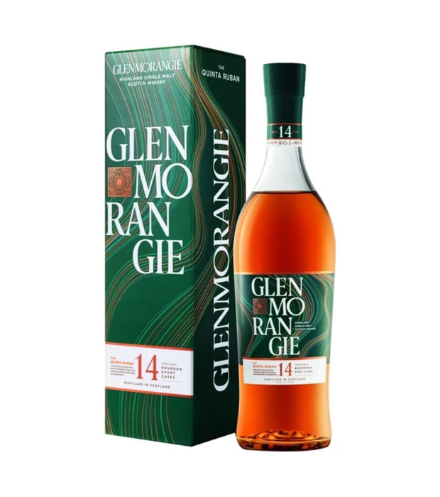 Виски Glenmorangie Quinta Ruban 14 лет выдержки 0,7л 46% в подарочной упаковке