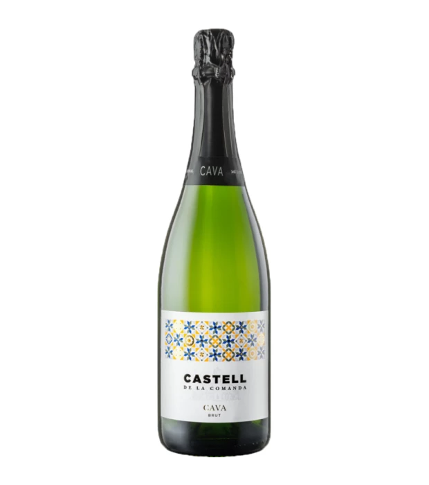 Вино игристое Castell De La Comanda Cava Brut белое сухое 0,75л 11,5%
