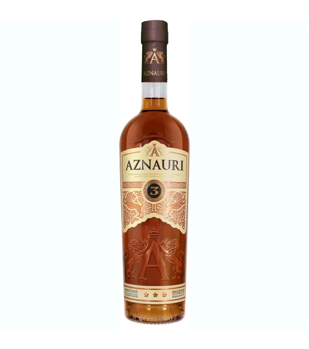 Коньяк Украины Aznauri 3 года выдержки 0,5л 40%