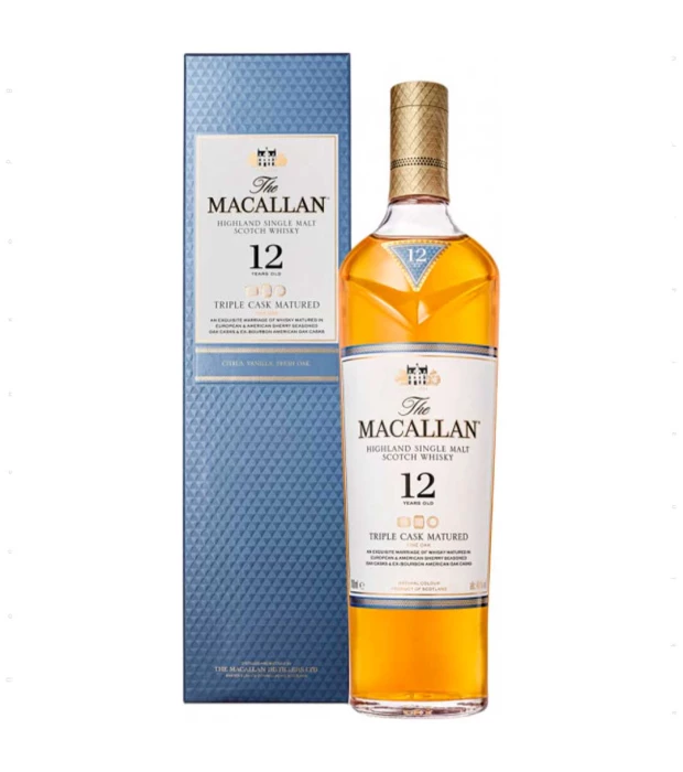 Віскі The Macallan Triple Cask 12 років витримки 0,7л 40%