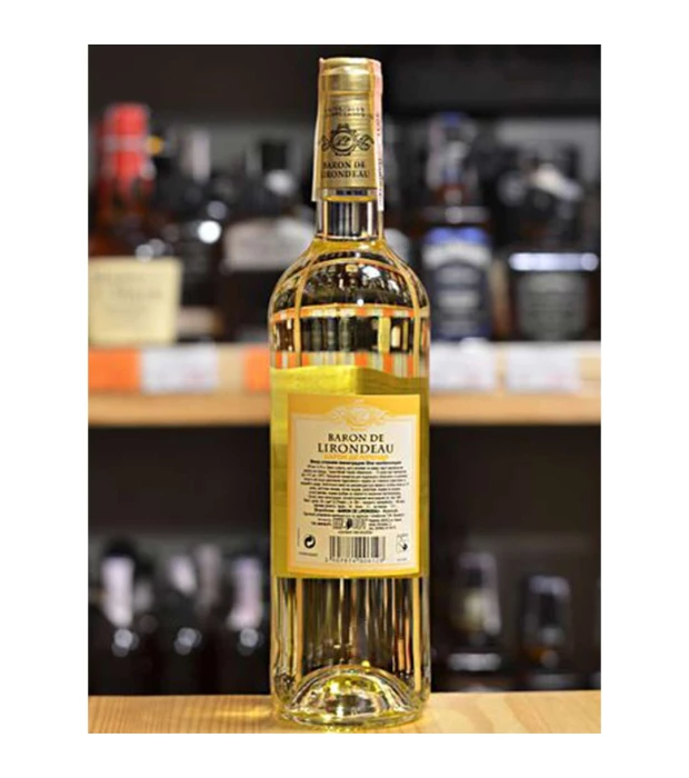 Вино Baron de Lirondeau белое полусладкое 0,75л 10,5% купить