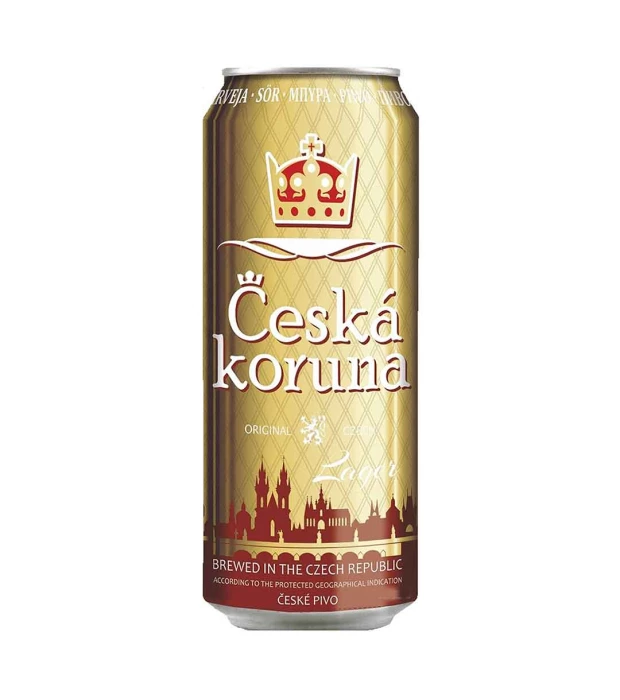 Пиво Ceska Koruna Lager светлое фильтрованное 4,7% 0,5л