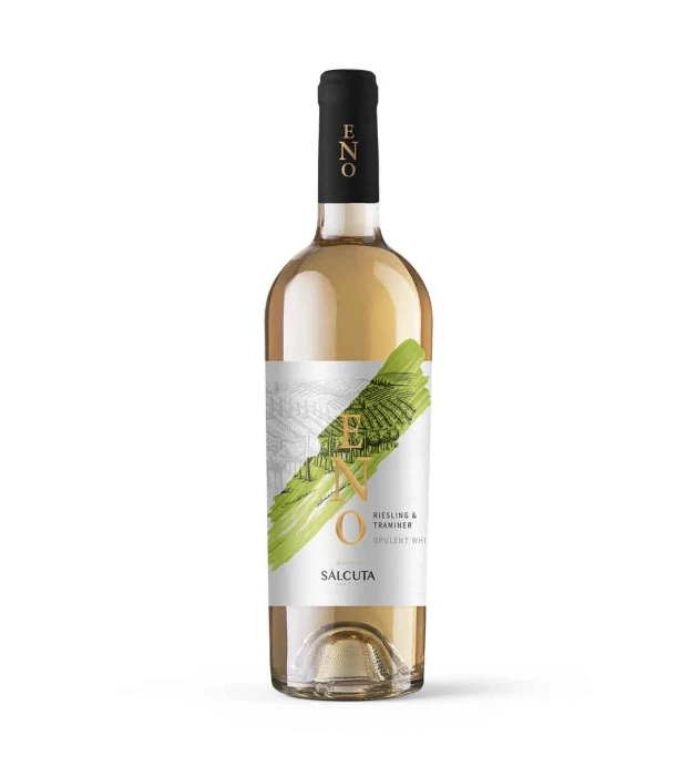 Вино ESalcuta Eno Riesling&amp;Traminer сухое белое 0,75л 13%